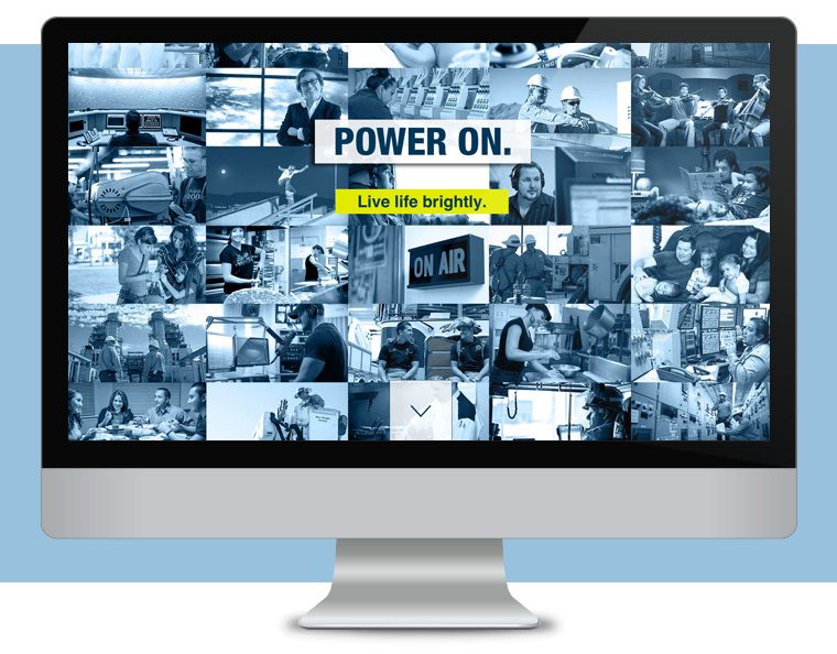El Paso Electric - POWER ON Campaign, Landing Page