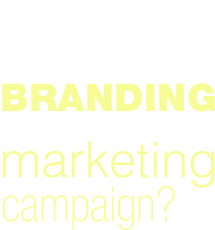 Is your company in need of branding or a marketing campaign?