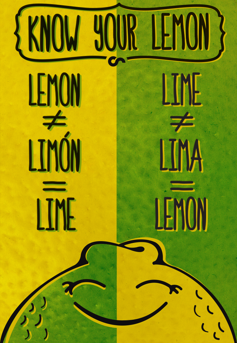 How one would say lemon or lime in Spanish?