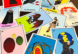 Game of Thrones Inspired Loteria Stickers by CultreSpan Marketing