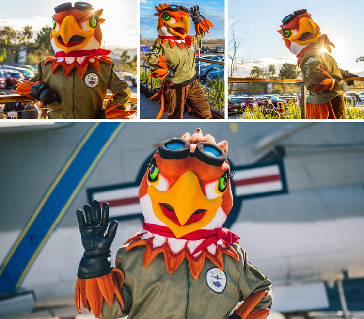 Red T. Hawk, The El Paso International Airport Mascot