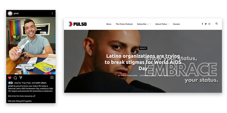 LULAC Article with Project Pulso and Grindr Campaign