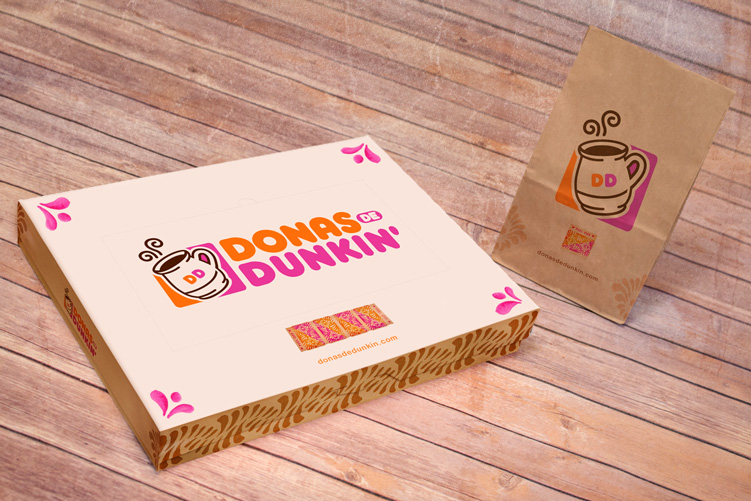 Donas de Dunkin' Promotional Packaging
