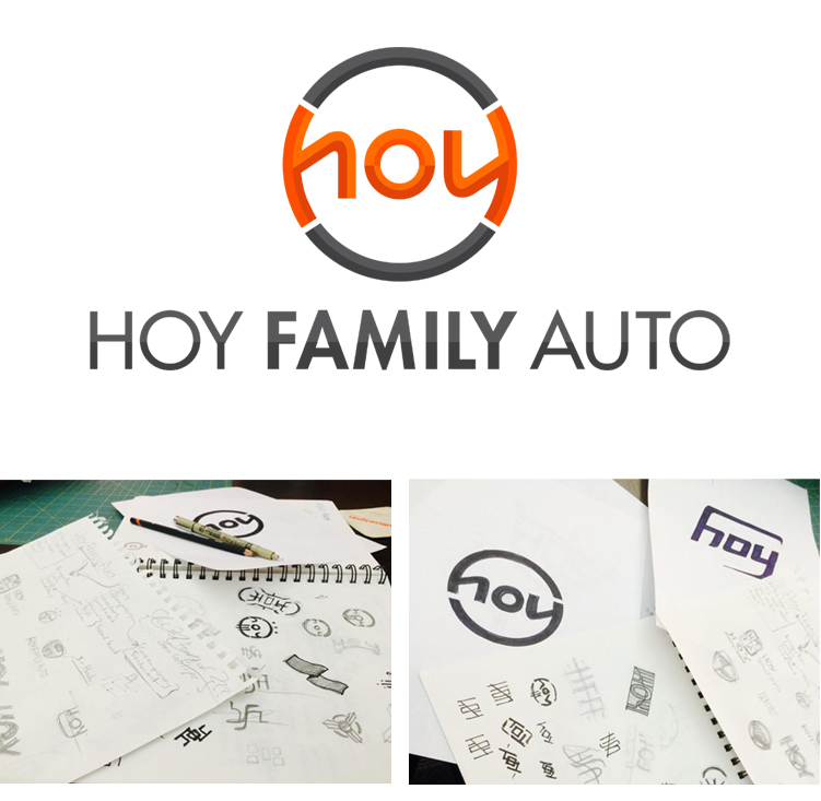 Hoy Family Auto Logo Design & Branding