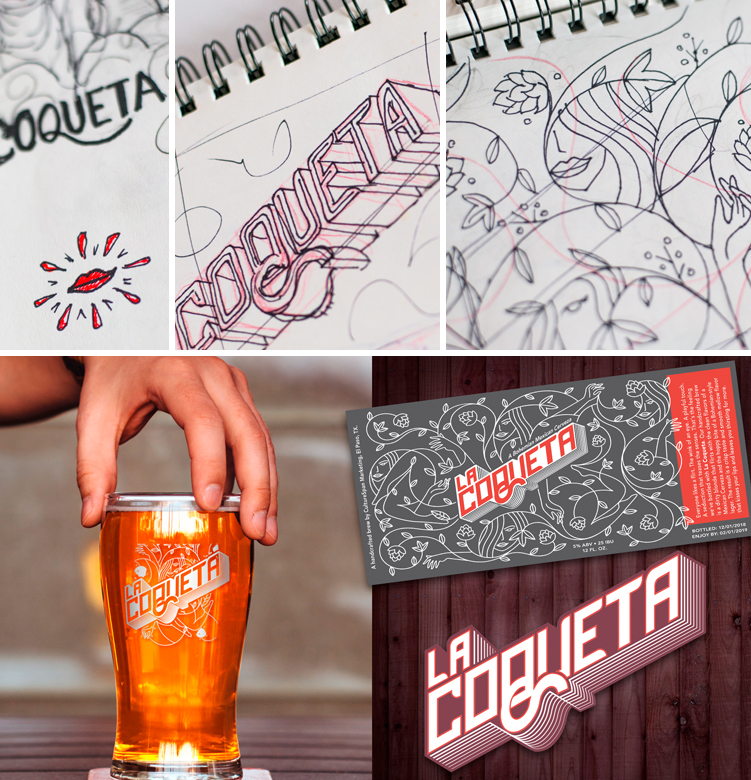 La Coqueta Beer Name and Branding Development